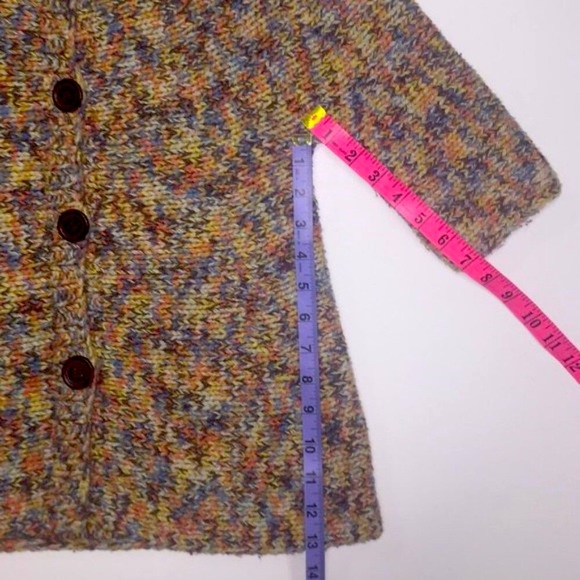 David Brooks Multicolored 3/4 Sleeve Cardigan - Picture 8 of 12